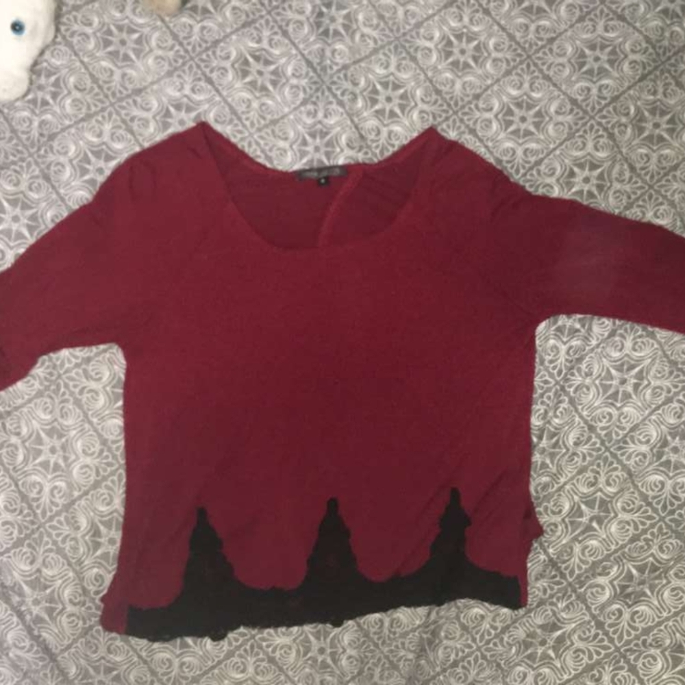 Burgundy Shirt